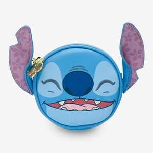 Loungefly Disney Lilo & Stitch Floral Stitch Figural Coin Purse NWT